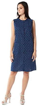 EMMESSE COPRIABITO Donna Pratico E Comodo in 100% Cotone SANFORIZZATO con Bottoni e Tasche (6, Dis 1, x_l)