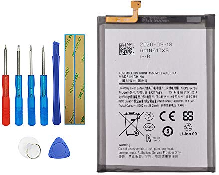 Vvsialeek Neu EB-BA217ABY Handy AKKU für Galaxy A21s SM-A217F A217F A12 SM-A125F SM-A125M SM-A125U Tools