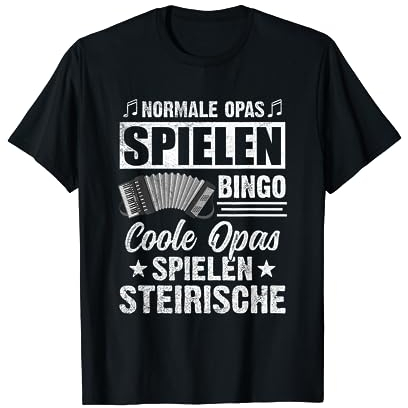 Akkordeon Steirische Ziehharmonika Harmonika Opa T-Shirt