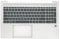 Jxjslp Replacement Upper Case Palmrest for HP Elitebook 850 G8 15.6'' Series Laptop US Layout Backlit Keyboard Assembly Top Cover M35816-001 Silver