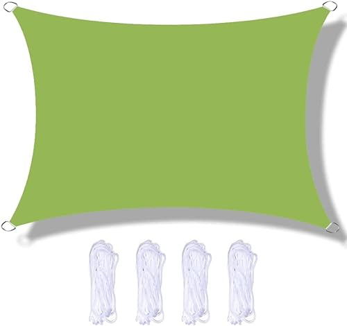 Sonnensegel rechteckig 5 m x 7 m Sonnensegel, wasserdicht und UV-beständig für Terrasse, Garten, Außenbereich, Restaurant, Hinterhof, Carport-Sonnensegel