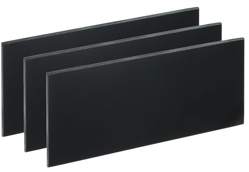 PATIKIL Soudure Len Ombre 8 Verre 4-1/4x 2, 3 Paquet Durci Verre Noir Obscurcissement Filtre Plaques Couvercles Remplacement pour Soudure Casque Capuche