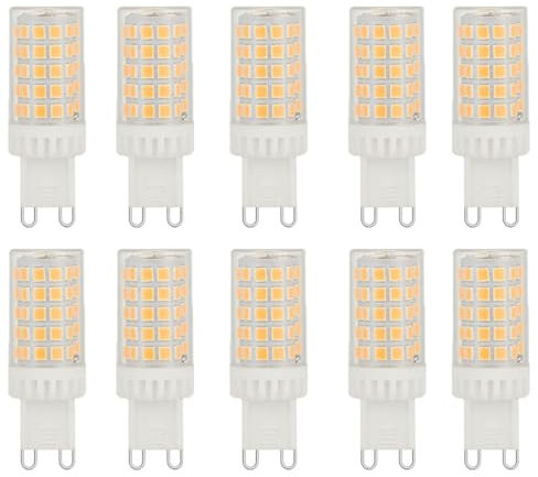 WULUN G9 LED Lampe Warmweiß 3000K, 5W LED Lampen Ersatz für 30W 40W 50W Halogenlampe, G9 LED Leuchtmittel 500LM, Nicht dimmbar, Kein Flimmern, 360° Abstrahlwinkel, AC 220-240V, 610 Stück