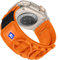 Anlinser Kompatibel mit Apple Watch Armband/Apple Watch Ultra 2/Ultra Armband 49mm 46mm 45mm 44mm 42mm, Rugged Nylon Sport Band Kompatibel für iWatch SE Serie 10 9 8 7 6 5 4 3 2 1, Orange