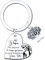 MNBVBV - Porte-clés papa exceptionnel - cadeau fête des pères et fête grands pères - annonce grossesse et naissance - porte clefs personnalisé - cadeau papa anniversaire Noël naissance papa clés (5)