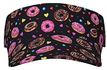 Visor Cap Sonnenhut Stilvolle Donuts Stilvolle Donuts