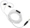 For IE100 Pro IE400 Pro IE500 Pro Earphone Cables, Replacement Audio Upgrade Cable Silver Plated Copper 3.5mm Stereo Plug Headphone Sound Wire 1.2m For IE100 Pro