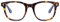 OuShiun Blaulichtblockierende Lesebrille, Modische Lesebrille für Damen und Herren mit Federscharnier, Bequeme Quadratische Lesebrille mit UV-Schutz (Schildpatt 2,0+)