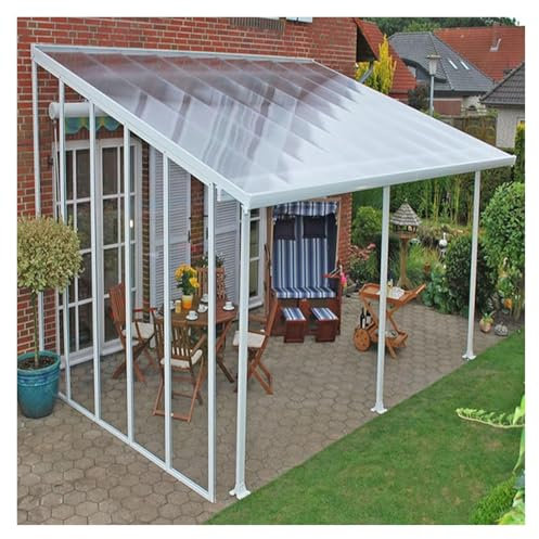 Feuilles de serre transparentes en polycarbonate de 1 mm d'épaisseur, coupe-vent et personnalisable, idéal pour les abris et les auvents en plein air Taille : 1 x 20 m
