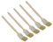 5 x Handelskönig Heizkörperpinsel 50 mm Langpinsel Eckpinsel Streichwerkzeug Pinsel Malerpinsel helle Borste