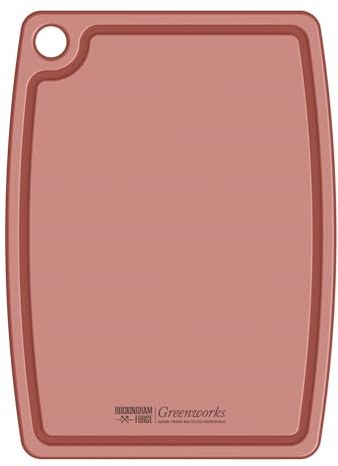 Greenworks Tagliere in plastica riciclata 44x33cm rosa