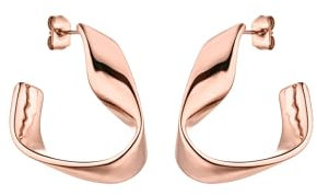 Purelei® River Ohrringe – Elegantes Möbiusband-Design für zeitlose Harmonie, Damenohrringe, 18K vergoldet, Ohrringe für Frauen (Rosegold)