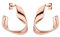 Purelei® River Ohrringe – Elegantes Möbiusband-Design für zeitlose Harmonie, Damenohrringe, 18K vergoldet, Ohrringe für Frauen (Rosegold)