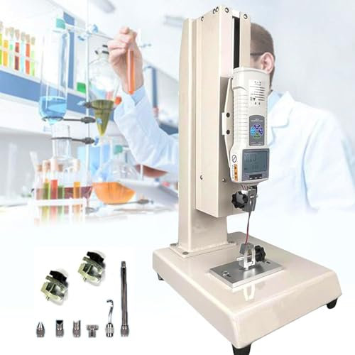 Misuratore Di Forza Manuale Di Digital, 10n-1000n Spinga Il Calibro Di Tirata Con La Ruota Della Manovella Azionata Dispositivo, Corsa 300mm Esposizione Chiara Per Compressione, Testin Di Tensione