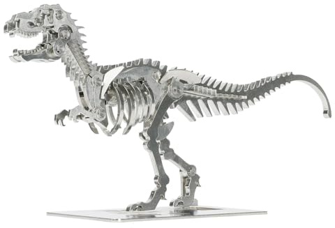 Kolotesame T.rex 3D-Metallpuzzle Wolf-Modell für Erwachsene, DIY-Dinoskelett-Modellbausatz, EIN kreatives Puzzle-Modell für Männer oder EIN Geschenk für 3D-BAU-Enthusiasten
