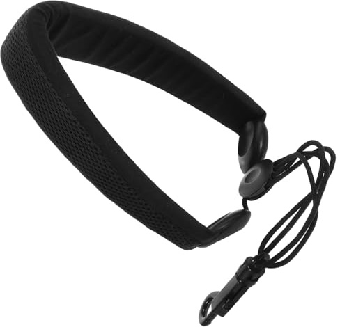 Abaodam Verstellbarer Gepolsterter Saxophon halsgurt aus Dickem Baumwollstoff Ergonomisch Entlastend Geeignet für Saxophon Oboe Fagott und Klarinette Komfortabler Tragegurt für Lange