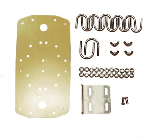 Oniissy Moxon Production Kit with Stainless Steel Base Plate and Fixed Structure for 20mm Diameter Support Rods, Suitable for Shortwave Applications in