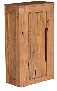 Woodkings® Hängeschrank Auckland Echtholz Akazie massiv Badmöbel Badezimmer Wandschrank Badezimmerschrank Badschrank Massivholz