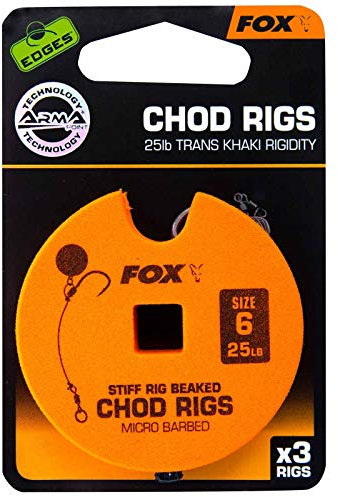 Fox Edges Chod Rigs Gr. 6 30lb Rigidity
