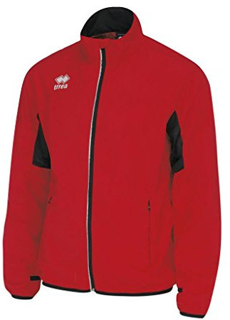 Errea Unisex ej0i1z-0061_xs Mantel, Rot/Schwarz