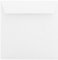 Paper24 25 Umschläge 155 x 155 mm mit Haftstreifen, Abziehstreifen, 120 g/qm, Ideal für Hochzeitskarten im Format 148x148 mm (00 Weiß 100g)