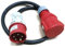 CEE Starkstrom Adapter Stecker und Steckdose 16A / 16A oder 32A / 32A 5x2,5mm (32A auf 32A Standard 1m 233201)