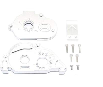 Arrma Granite 4X4 BLX Mega Monster Truck Tuning Teile Aluminium Rear Gear Protection Motor Mount - 1 Set Silver