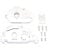 Arrma Granite 4X4 BLX Mega Monster Truck Tuning Teile Aluminium Rear Gear Protection Motor Mount - 1 Set Silver