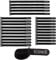 ECENCE Klett Kabelbinder wiederverschließbar - 25er Set - 40/30/20 cm Kabelmanagement - Klettband Kabelbinder - Universell einsetzbar zur Befestigung - Kabelklett für Büro