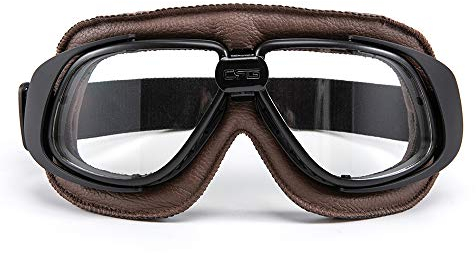 evomosa Motorradbrille Winddichter Augenschutz für Motocross Cruiser Scooter Biker Racer Cruiser Touring Goggle Skibrille (Farbe A.)