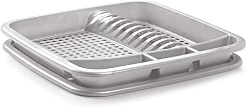 Plastic Forte ESCURREPLATOS Cuadrado Plata