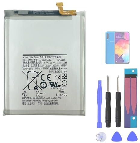 Aousavo EB-BA505ABU ersatz akku Kompatibel mit Galaxy A50 2019 SM-A505 SM-A505F/DS EB-BA505ABN EB-BA505ABU
