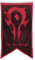 Bayyon Banner für die Horde, 76,2 x 127,8 cm, Männerhöhle, Zuhause, Büro, Schlafzimmer, Dekoration