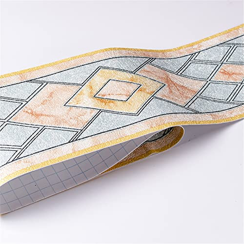 Guest Ruyunlai Wallpaper Border,Peel and Stick Blue Modern 10cm X 500cm