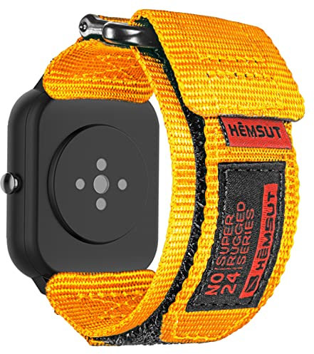 torbollo Cinturino compatibili con Amazfit, cinturino sportivo in nylon robusto con chiusura in intrecciata per Amazfit GTS 4/4 Mini/3/2 /2e/2 mini, Bip 3 Pro / 3/U Pro/Bip/Lite/S/S lite