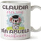 MUGFFINS Tazas Personalizadas para TÍA ABUELA - En Español - Koalificados Personalizados - 11 oz / 330 ml - Regalo personalizable original y divertido