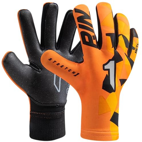 Rinat Guantes de Portero de Fútbol Meta Tactik GK AS Junior Naranja Unisex Talla 3