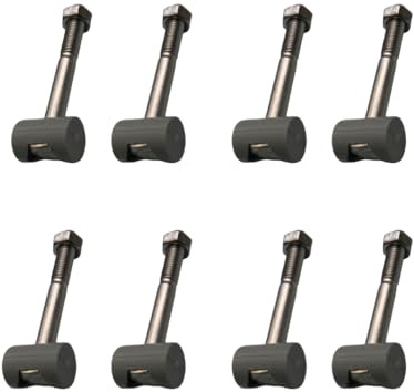 8 x Compatible with Fluval FX4 FX5 & FX6 Canister Filter Lid Fastener Barrel Nut Cover Lock Including Stainless Steel Nut and Bolts