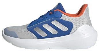 adidas Unisex Kinder TENSAUR Run 3.0 Shoes JUNIOR, Grey one/Silver met./Bright royal, 35 1/2 EU