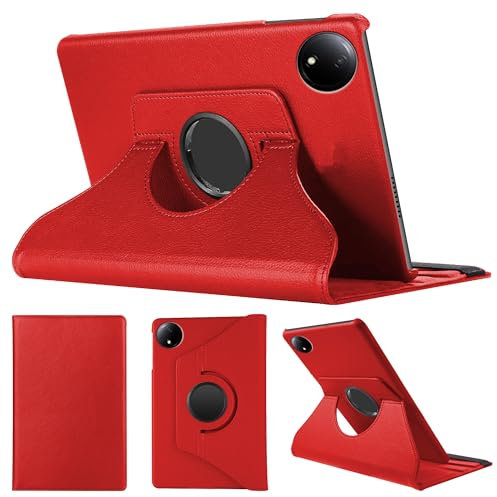 SWEIMEN Étui Rotatif pour Xiaomi Redmi Pad SE 8.7 Tablette Housse de Protection avec Réveil Automatique Rotation Coque