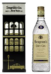 Seagram's Dry Ginebra con Edificio Nueva York de Regalo, 700 ml