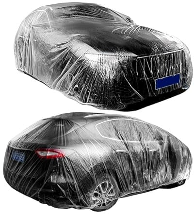 Universelle Autoabdeckung - Autoabdeckung Transparent Vollgarage Outdoor Staubschutz | Autoabdeckung Transparent für Autobekleidung, Externer Abdeckungen
