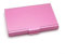 Visitenkartenetui aus Aluminiumlegierung, wasserabweisend, kompakte Größe (Rosa)