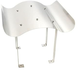 Xichuzi 142983 - Copertura per Camino in Acciaio Inox, 40 x 40 x 30 cm, Colore: Argento
