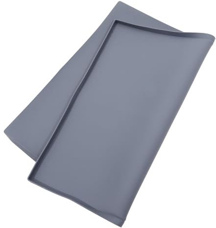 Waschmaschinen Oberteilschutz aus Silikon 60x50cm, Grau | Waschmaschine und Trockner, Antirutschmatte, Schützt die Oberseite, Einfache Ausführung