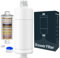 Filtre de Douche à 32 Étages avec Vitamine C, MEKO Filtre Anticalcaire pour Eau Dure, Filtre de Purification Multi-étapes pour Éliminer le Calcaire, le Chlore Résiduel et Protéger la Peau (Blanc)