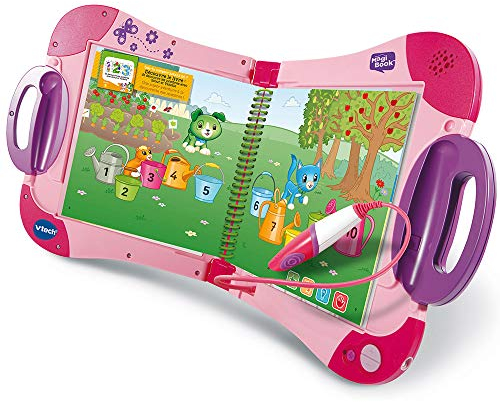 VTech - MagiBook Starter Pack Rose, Livre Interactif enfant