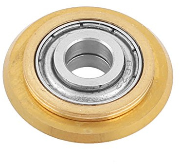 Aexit Molette pour coupe carrelage de, revêtement en titane, carbure de tungstène, céramique, 22 x 6 x 6 mm 719A561