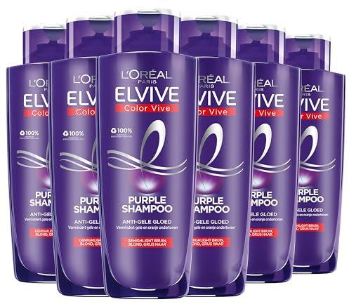 L'Oreal Paris Elvive Purple Shampoo x6
