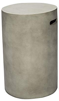 Teamson Home Coffre bouteille de gaz jusqu’à 13kg extérieur en béton gris HT24170AA